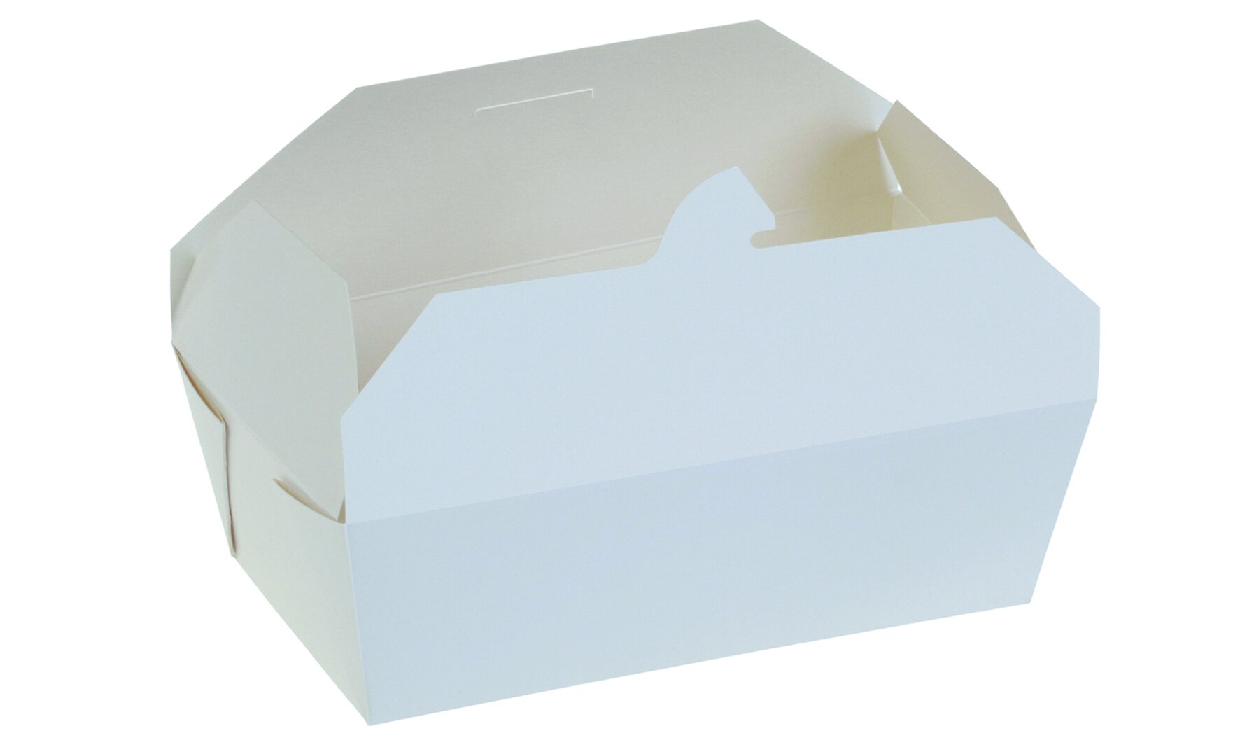 Take-away-Schachtel suplesse Karton/PE, weiss, 1000 ml