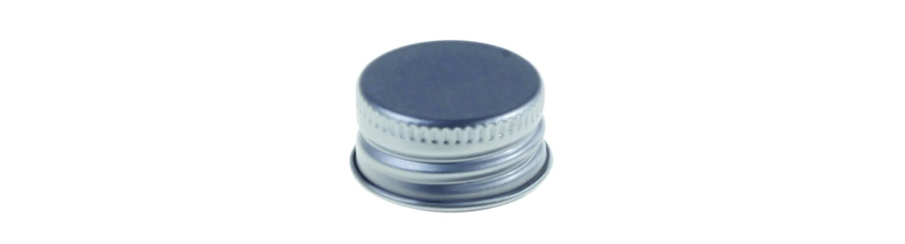 Deckel fest schliessend designline Aluminium, silber