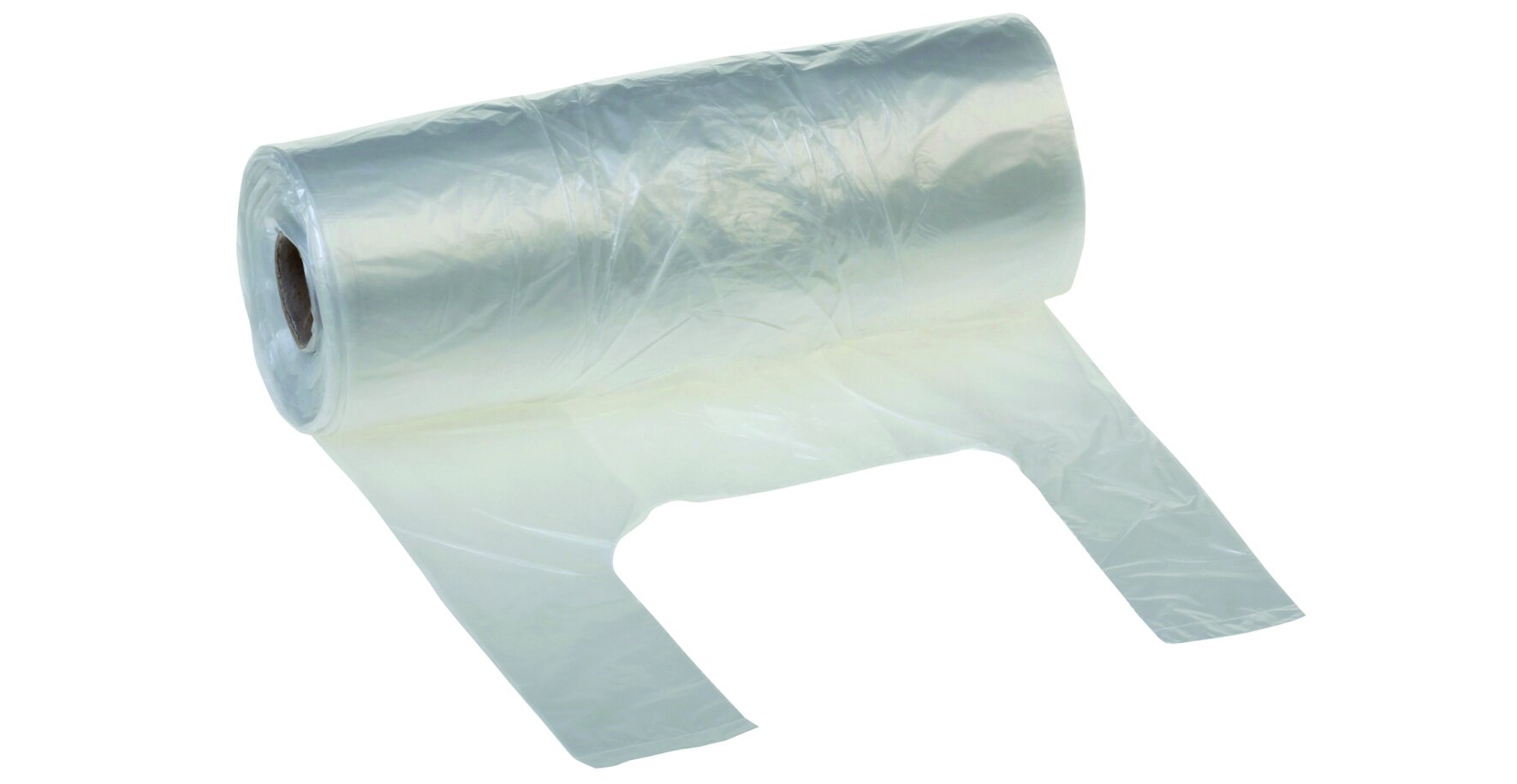 Knotenbeutel HDPE transp. 10my, 22x45+11cm, 200 Stk/Rl