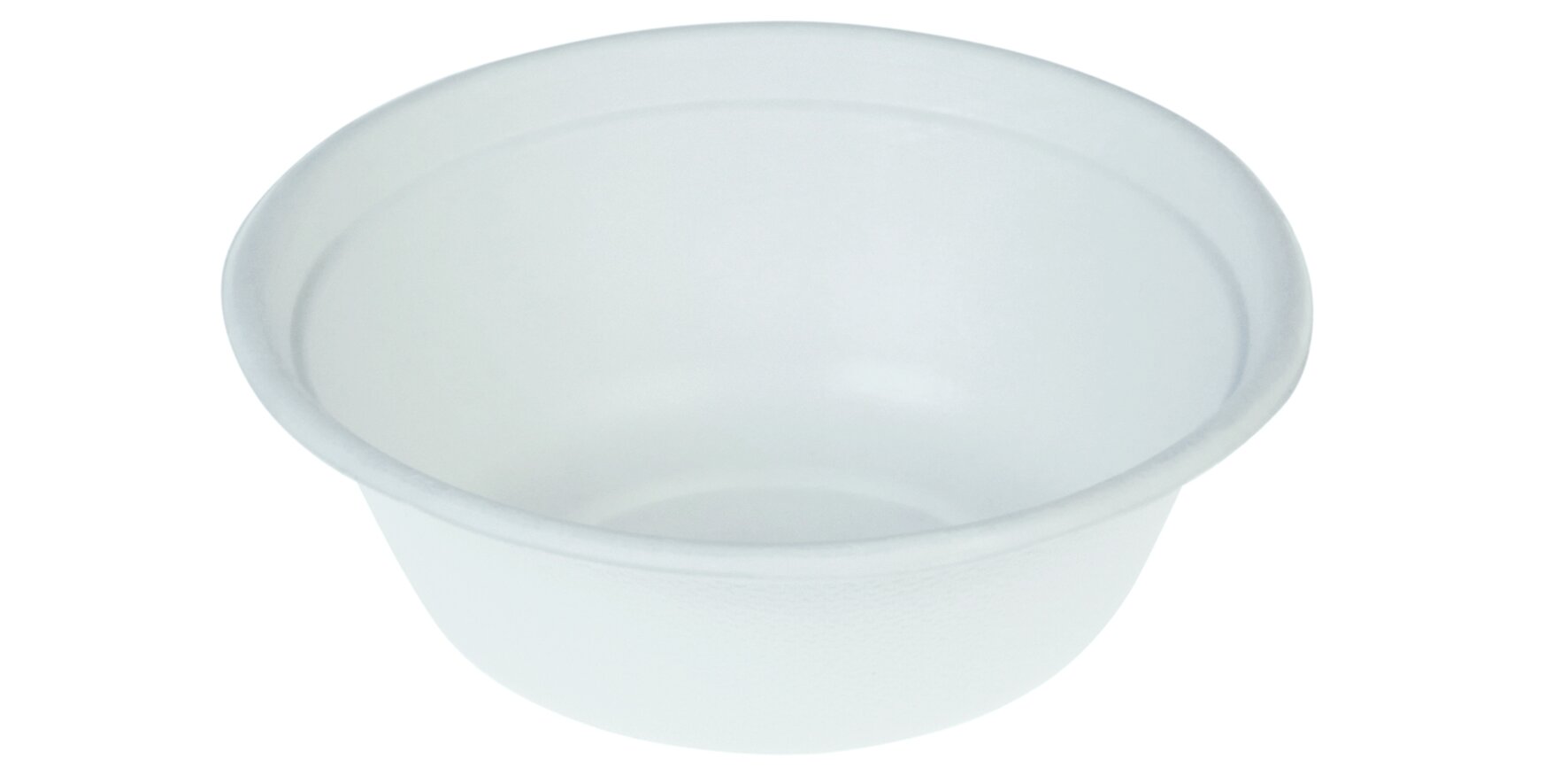 Schale mit Rand naturesse Zuckerrohr, weiss, rund, 500 ml