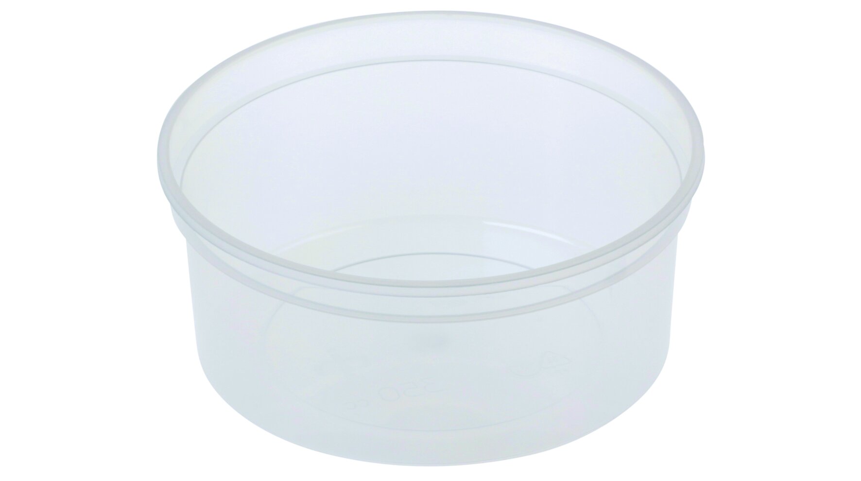 Becher PP, transparent, rund, 350 ml