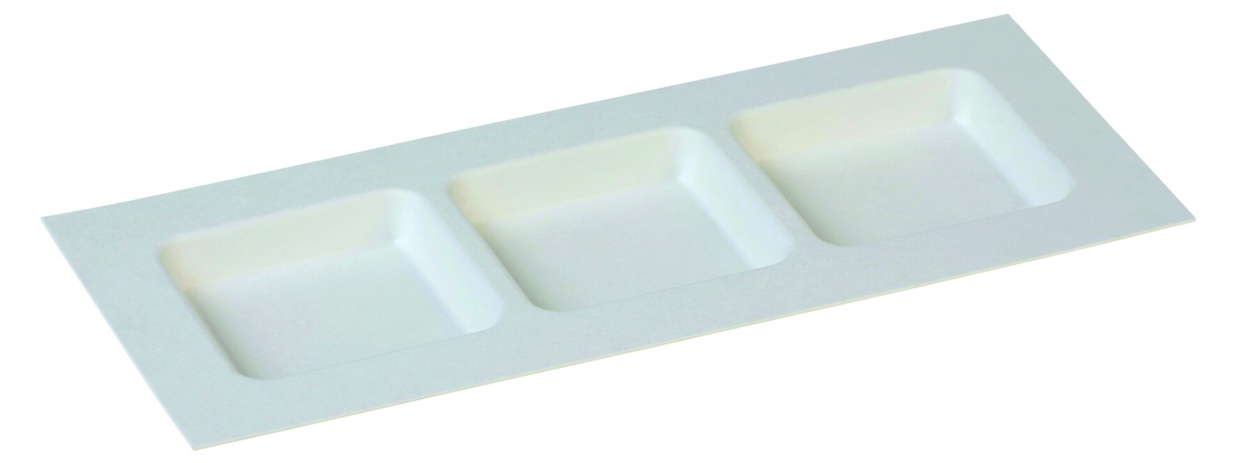 Häppchenschale naturesse DEDRA Zuckerrohr, weiss, 11 x 26 cm