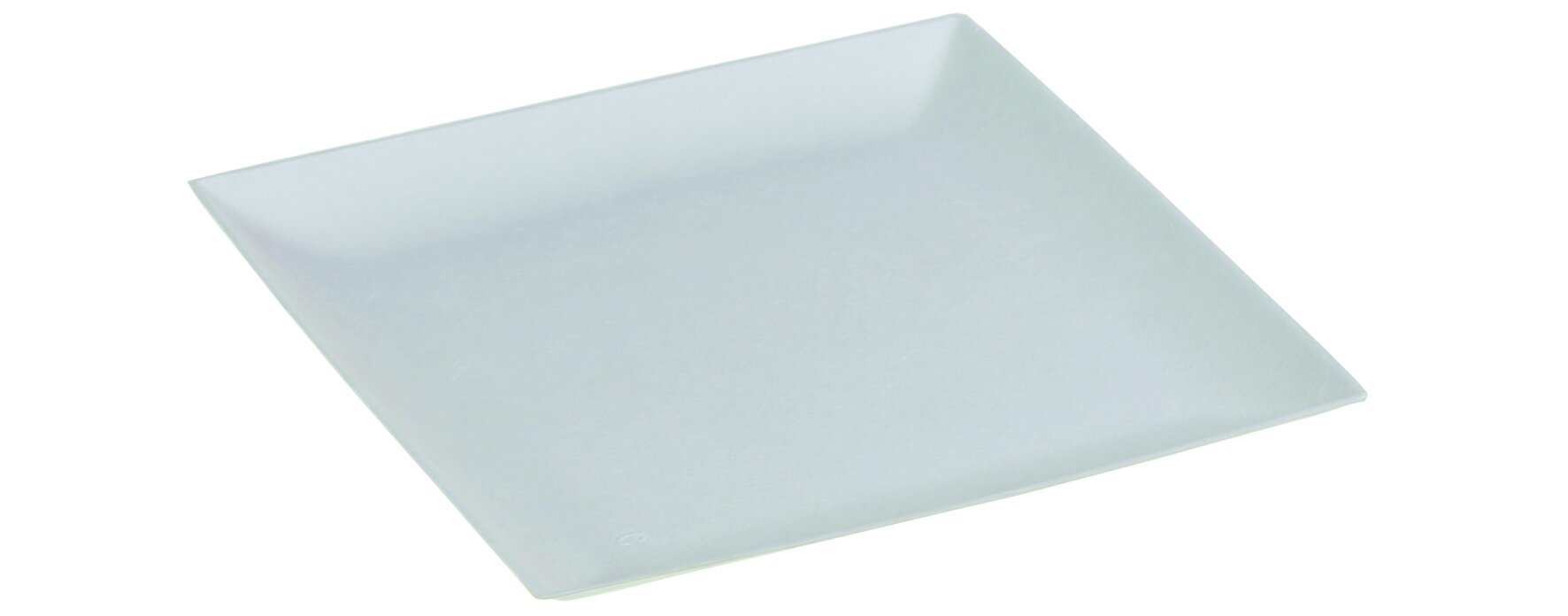 Teller KOMODO Zuckerrohr weiss, 180x180x15mm