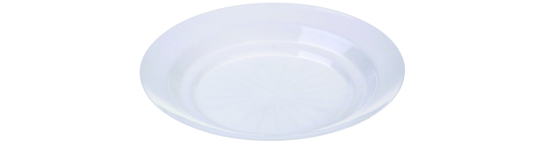 Teller PS, weiss, rund, Ø 11.8 cm