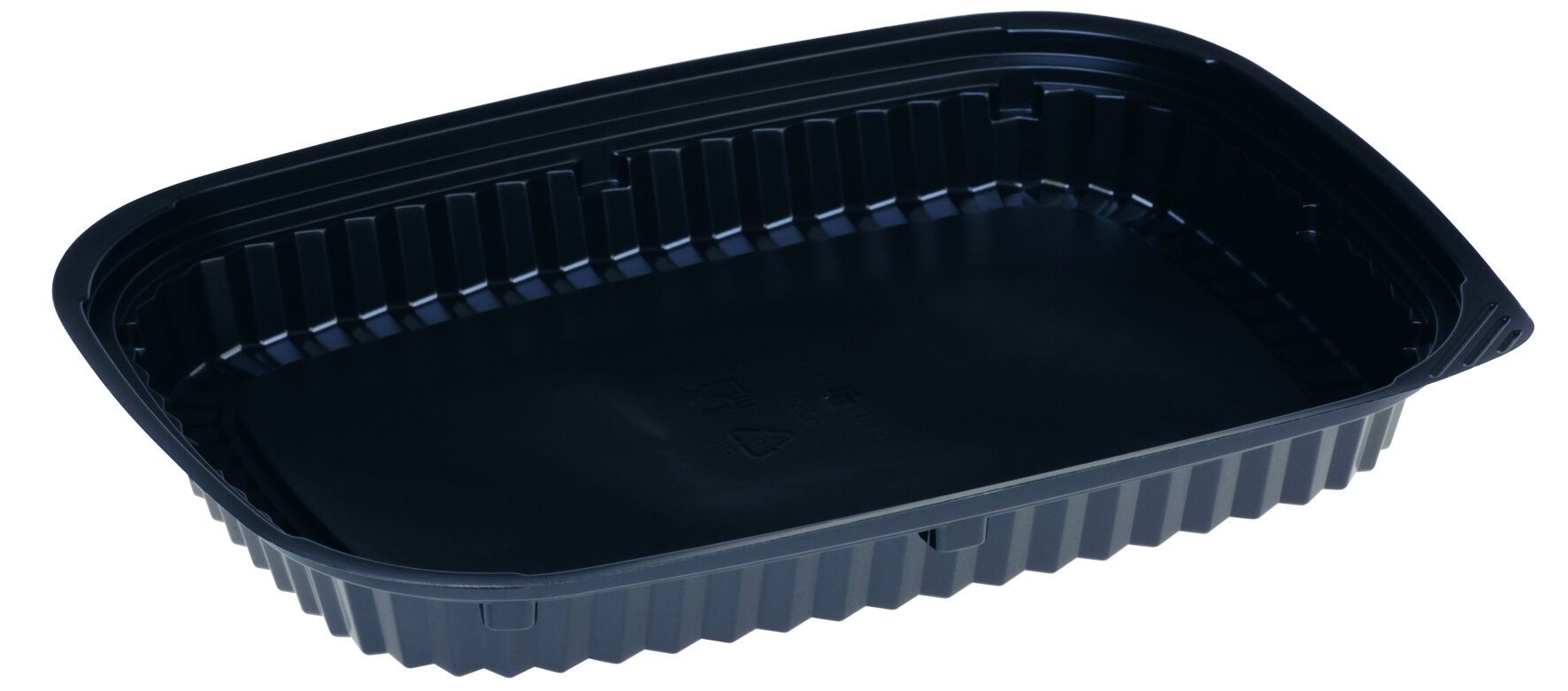 Schale rPET 550ml schwarz 190x260x29mm