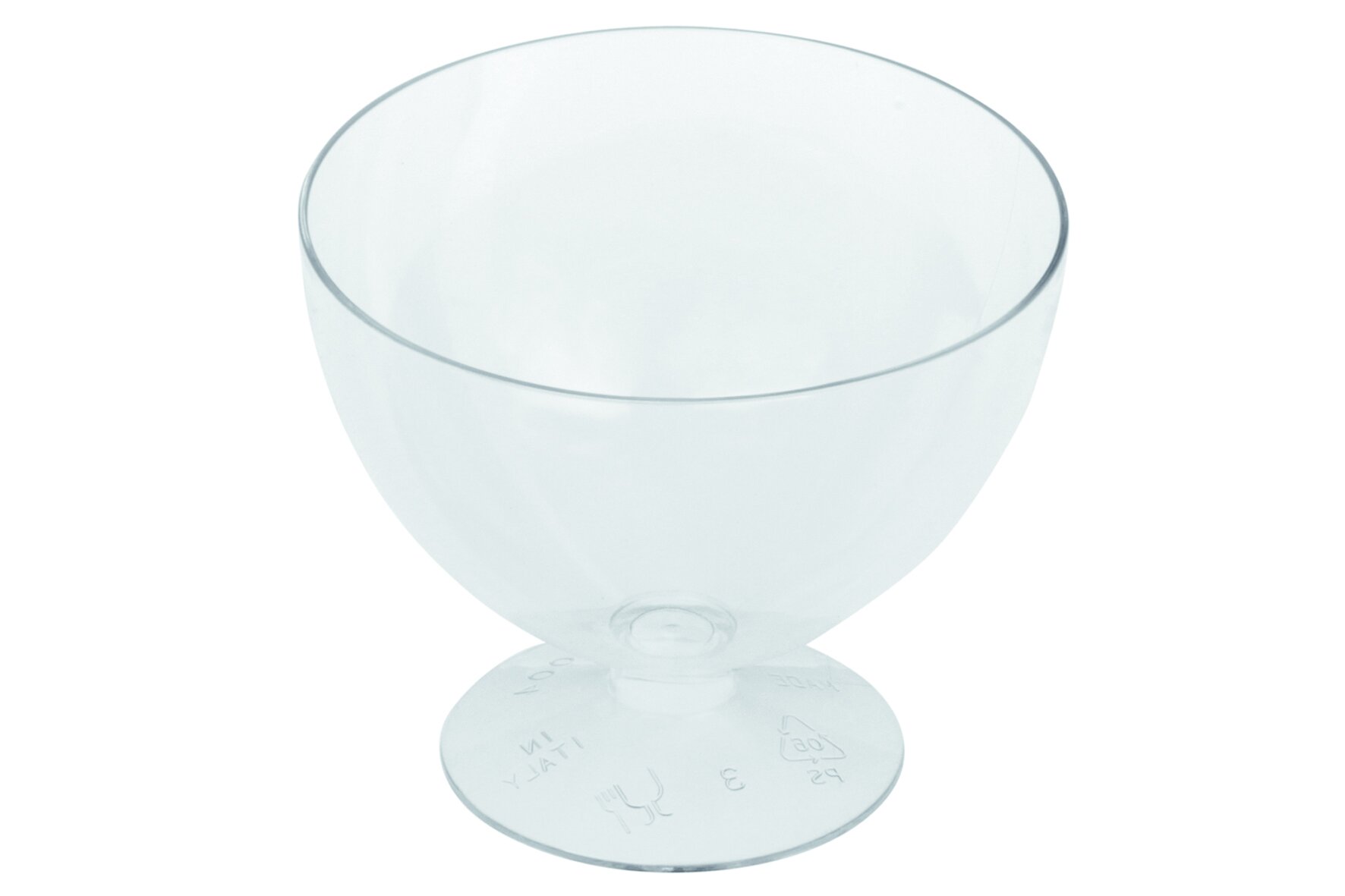 Becher designline Coupe PS, transparent, 175 ml