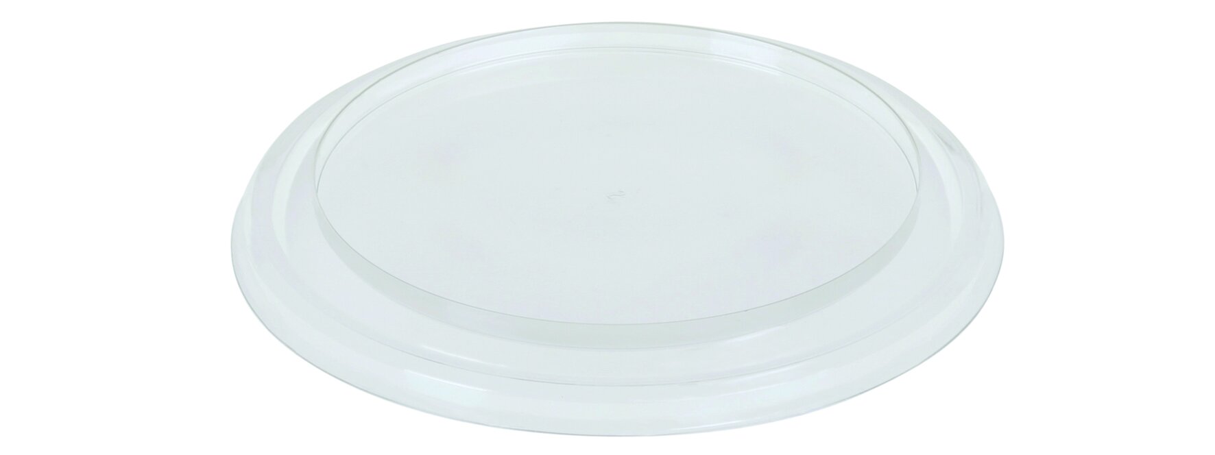 Deckel suplesse rPET, transparent, rund, Ø12.3 cm