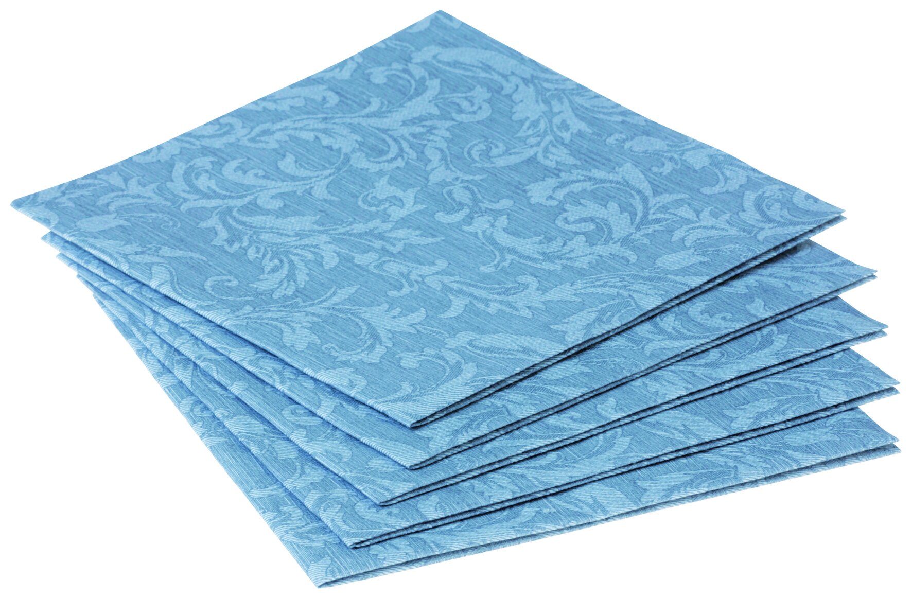 Serviette suplesse Airlaid, dunkelblau. 1/4-Falz, 40 x 40 cm