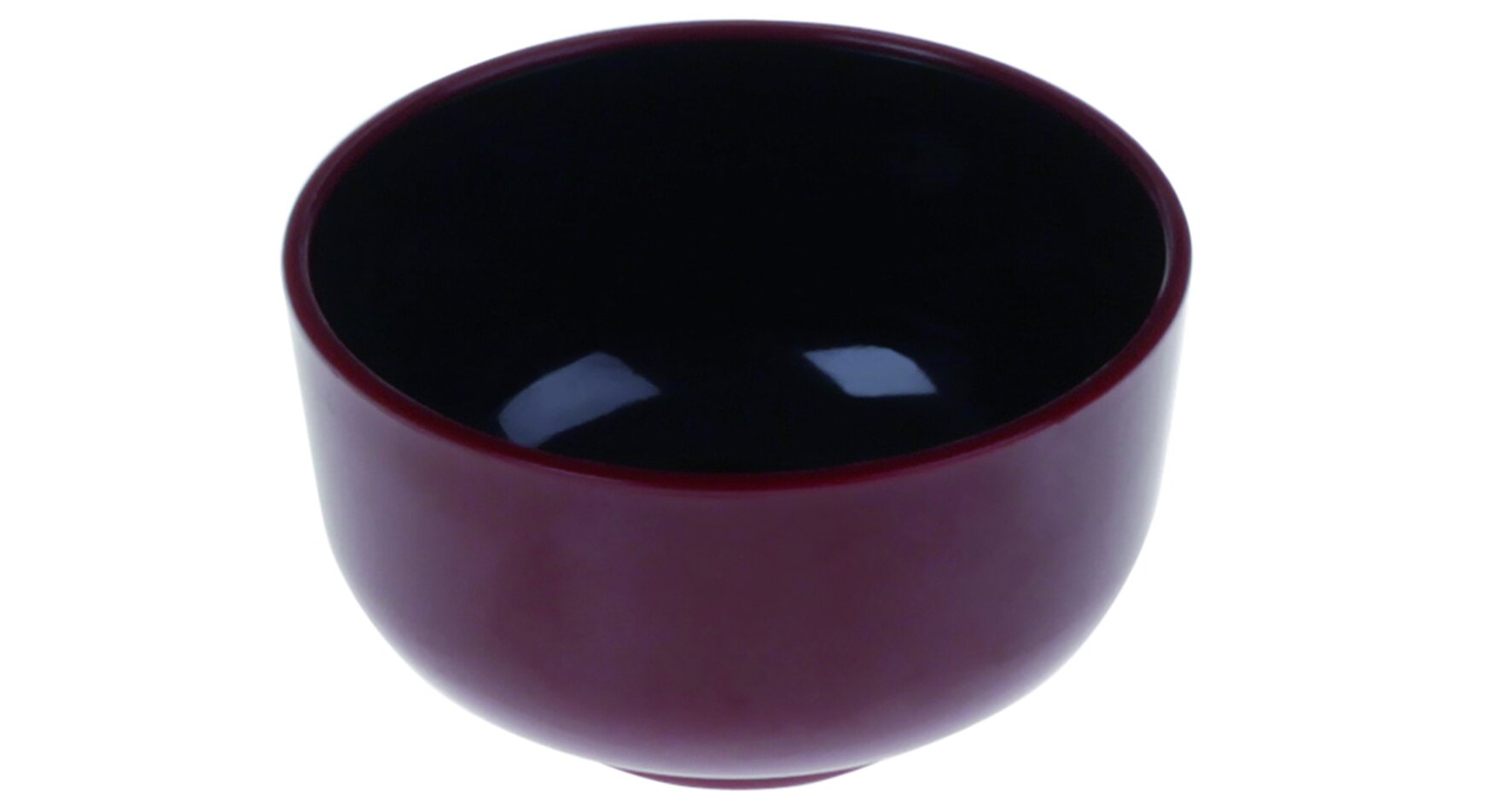 Häppchenschale designline PS, bordeaux/schwarz, 30 ml