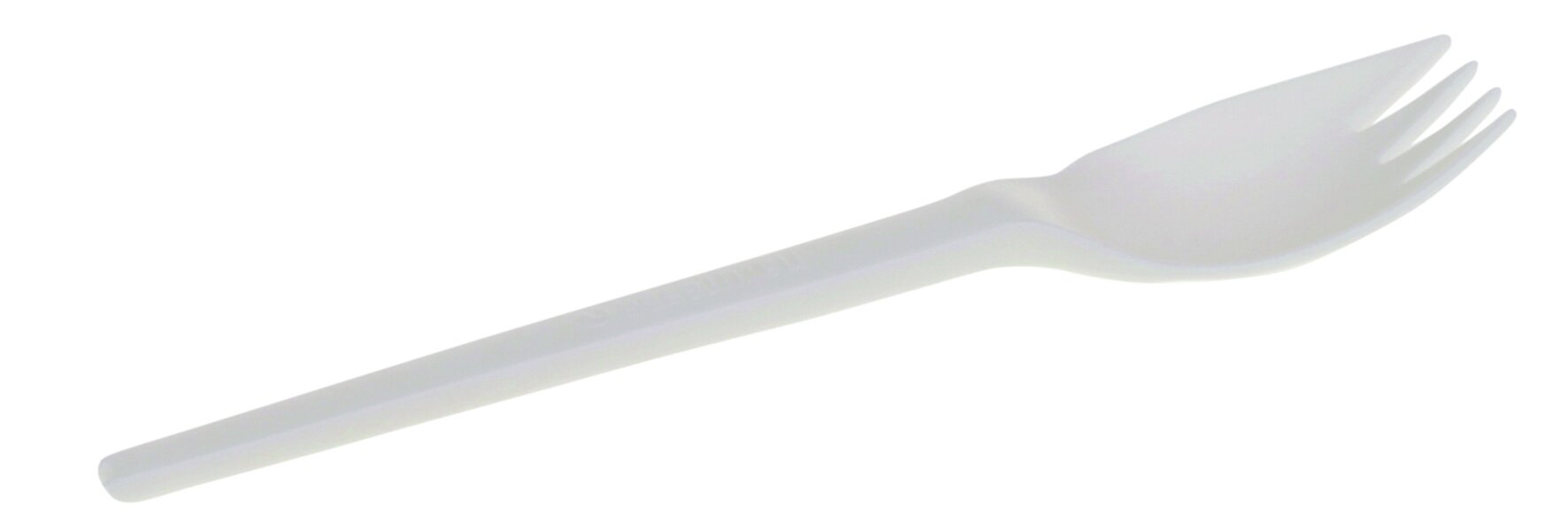 Spork naturesse reusable CPLA, weiss, 12.4 cm