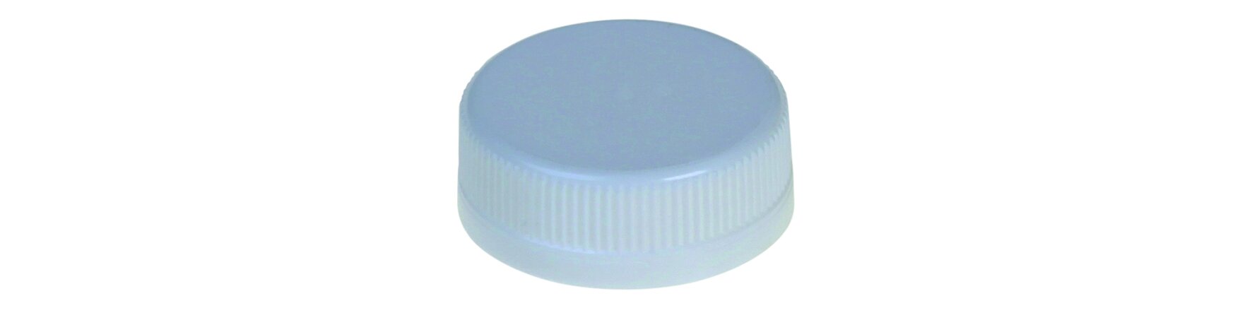 Couvercle HDPE blanc Ø38mm, garantie 1re ouverture