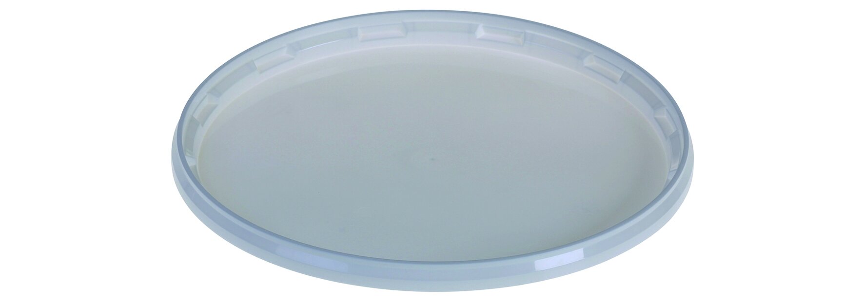 Couvercle PP blanc p Sceau 11.5l/ 13l Ø289x15mm, garantie 1re ouv.