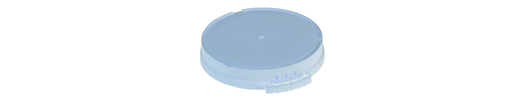 Couvercle LDPE blanc Ø54mm
