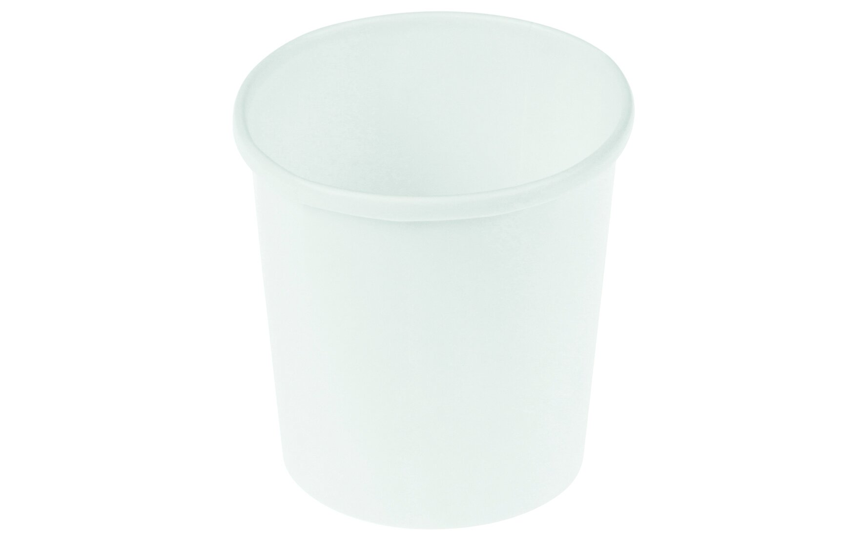 Gobelet à soupe carton/PE 230ml blanc, Ø90x60mm