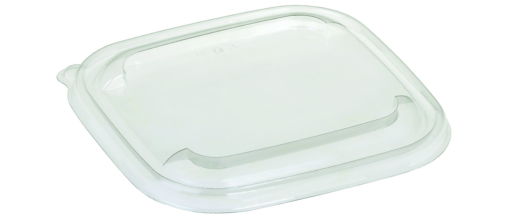 Couvercle transp. RPET pour barquette 169x169mm