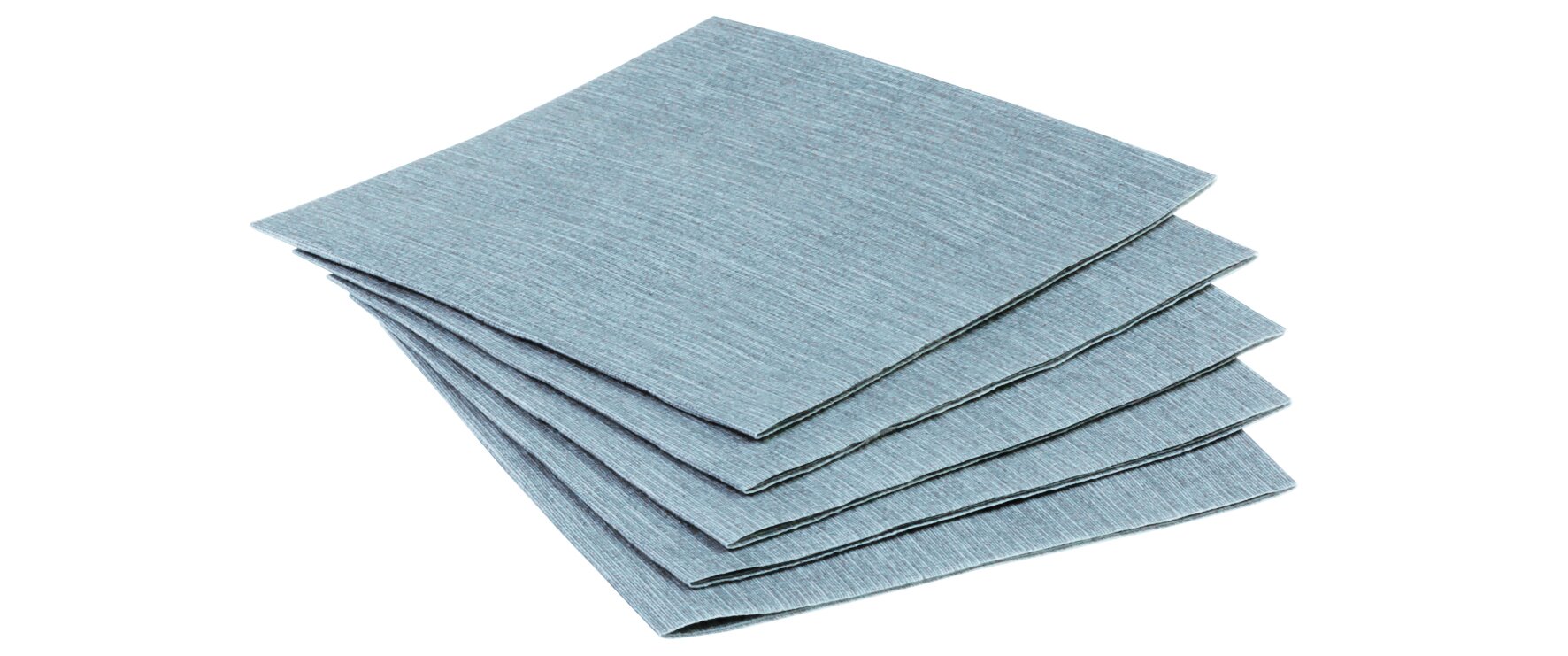 LINCOVER 25 x 25 cm, 1/4 pli silver grey uni
