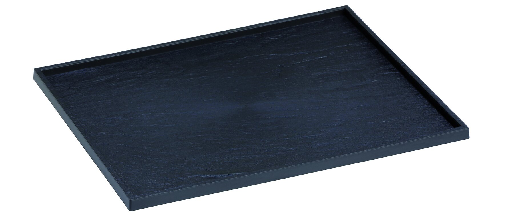 Assiette Piedra GN1/2  PS noir 265x325x10mm
