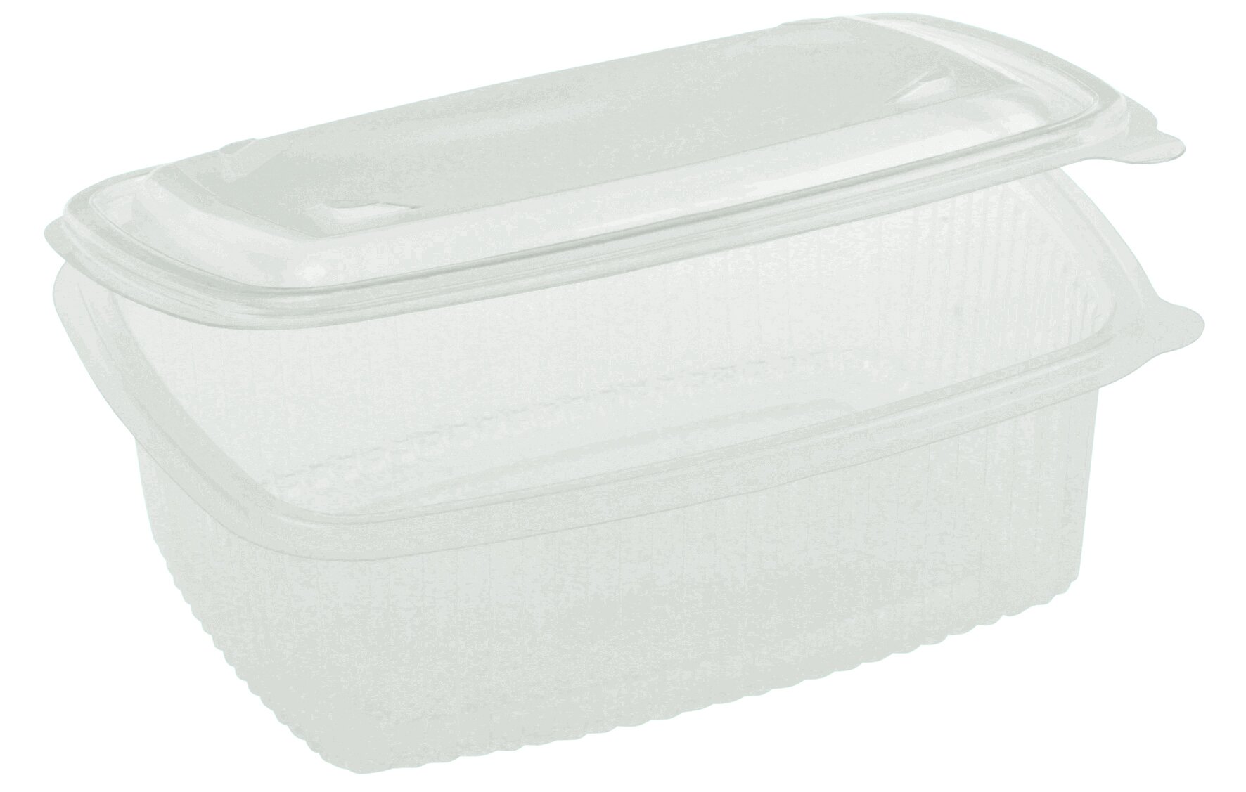 Boite rectangulaire PP 250ml 95x135x54mm, avec couvercle