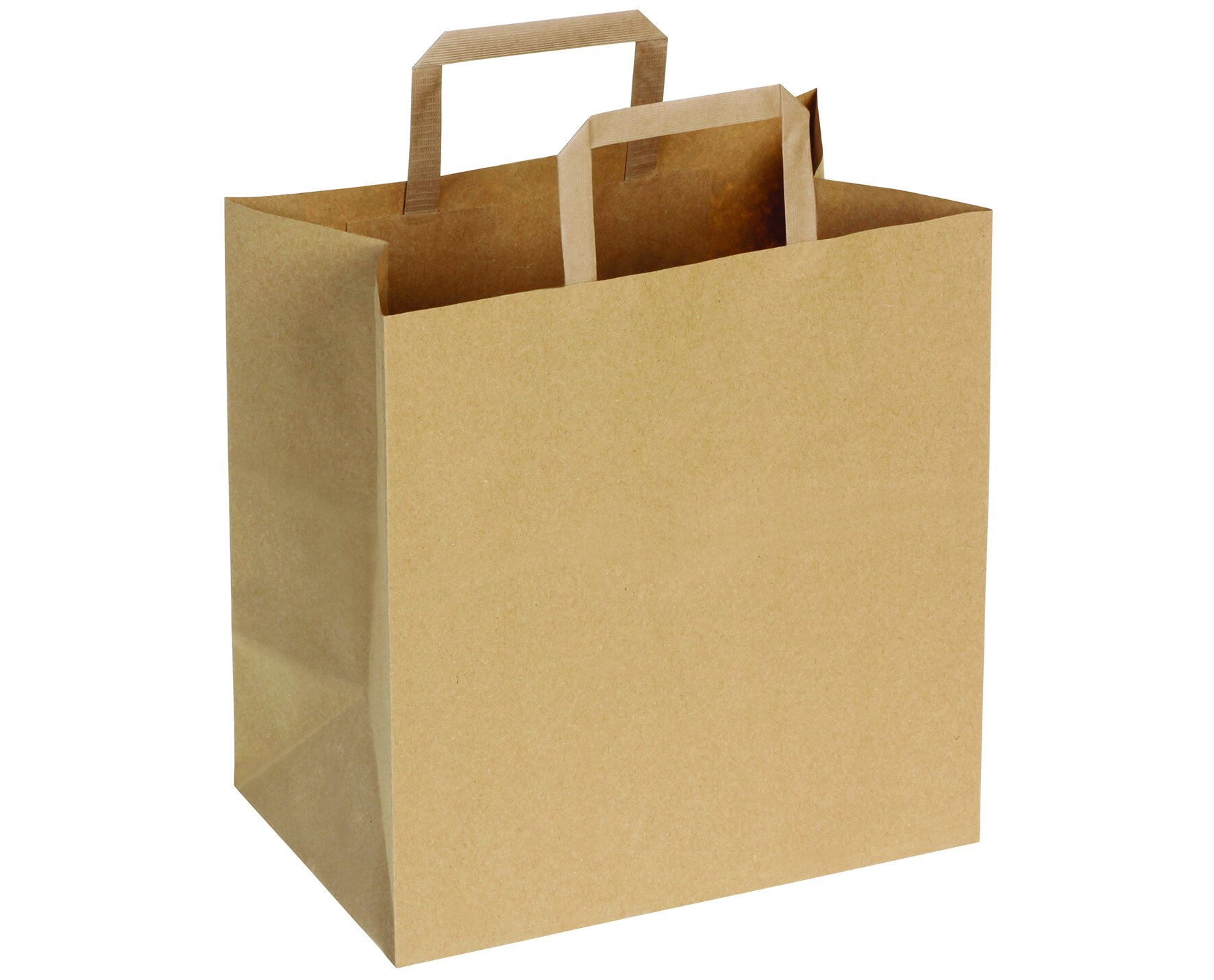 Sac en papier Kraft brun 90gm², 32x40+12cm