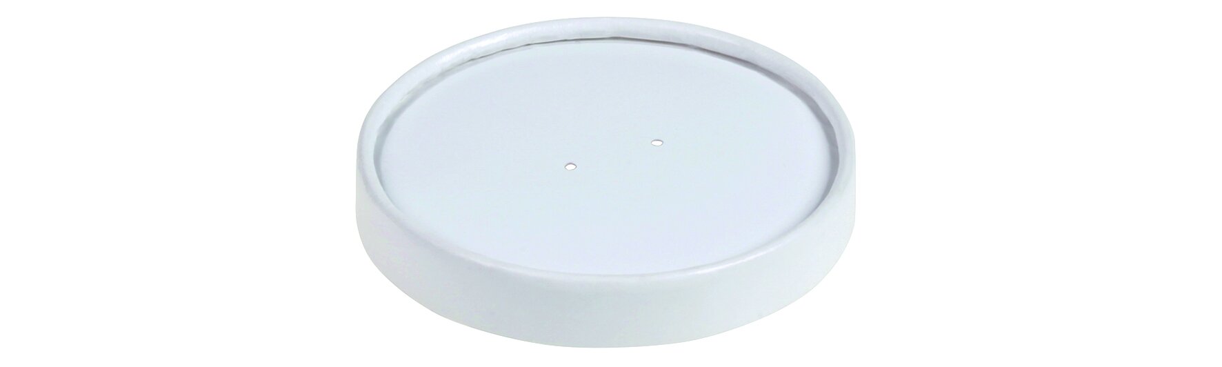 Couvercle carton/PE blanc Ø98mm