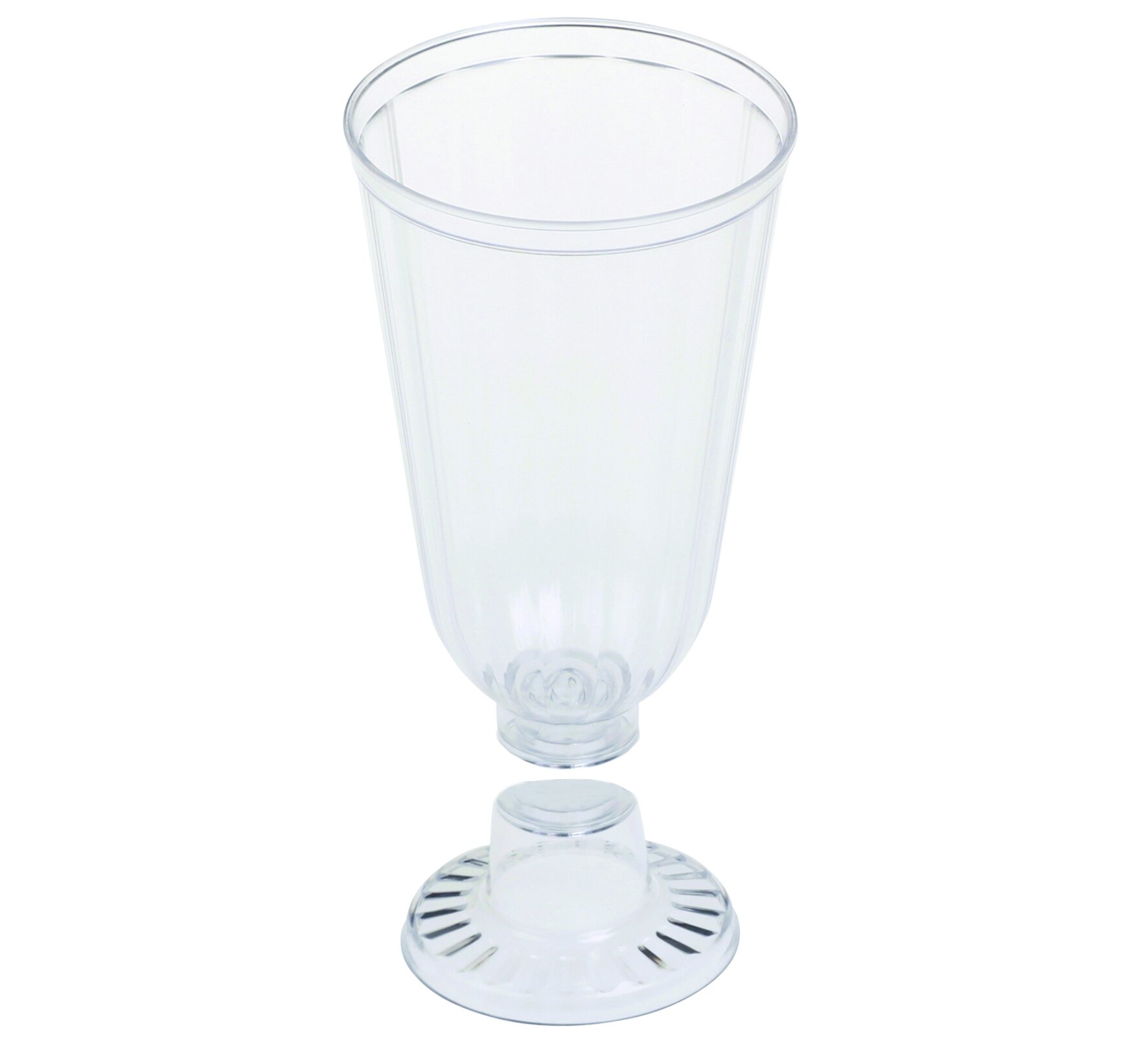 Verres à cafe "arrosé" en PS 2.0 dl cristal, 2-parties