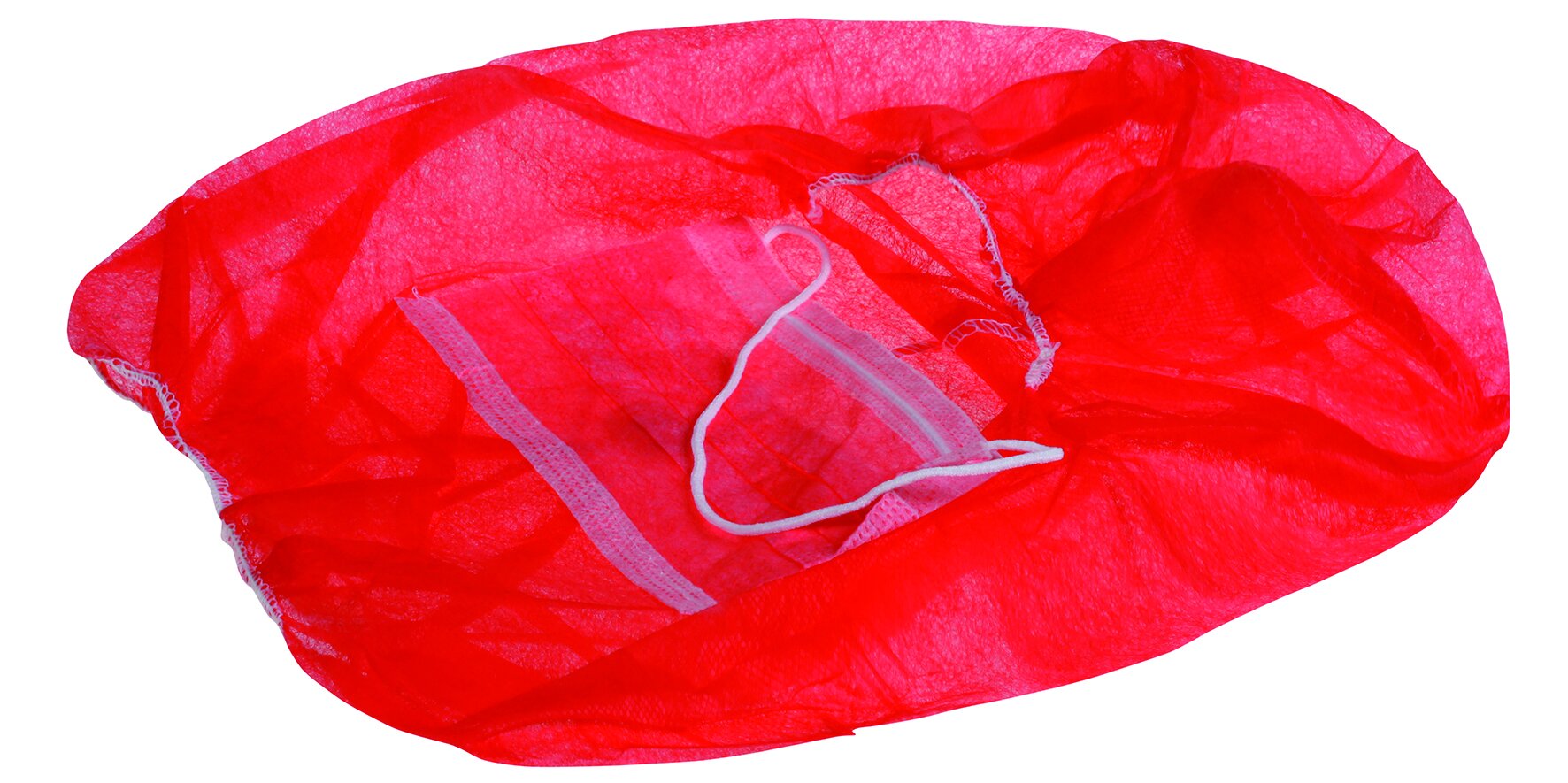Bonnet astronaute avec masque rouge