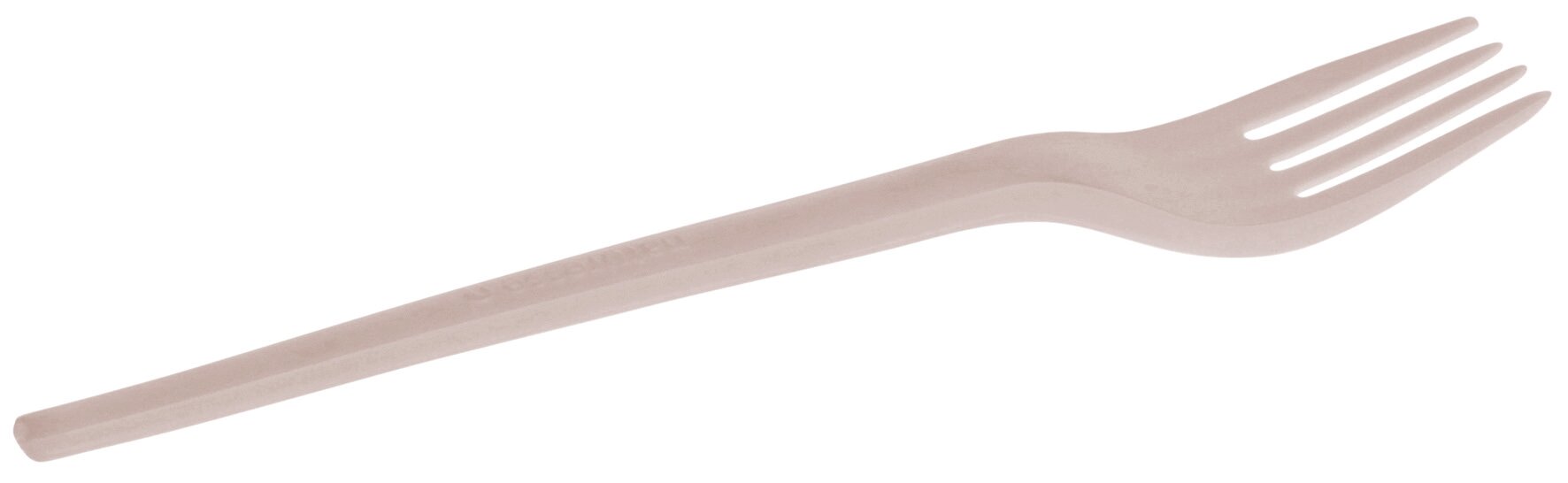 Fourchette CPLA beige 168mm gaufré naturesse