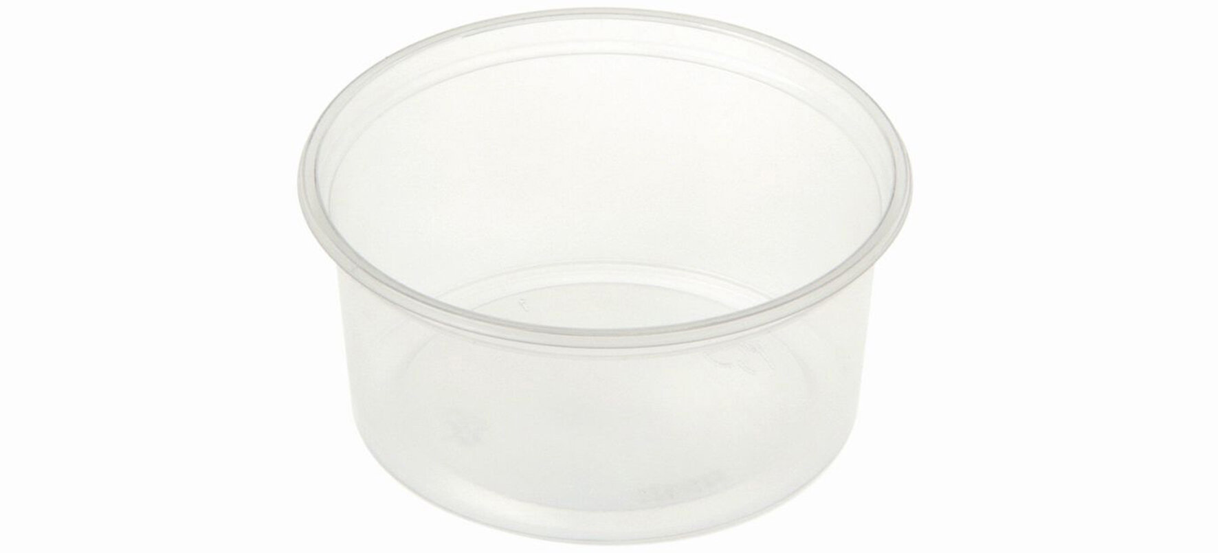 Boîte PS 200ml Ø101x42mm, sans couvercle