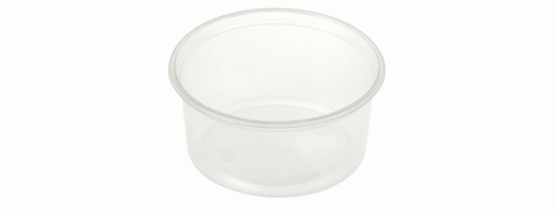Boîte PS 250ml Ø101x48mm, sans couvercle