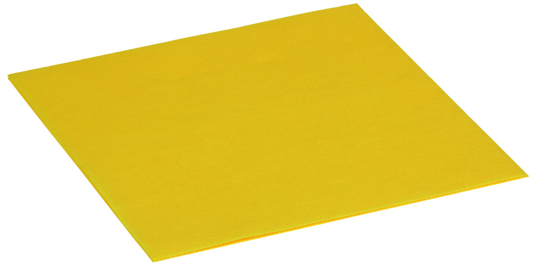 Serviettes soft jaune 40x40cm, 1/4 pli, 2 couches