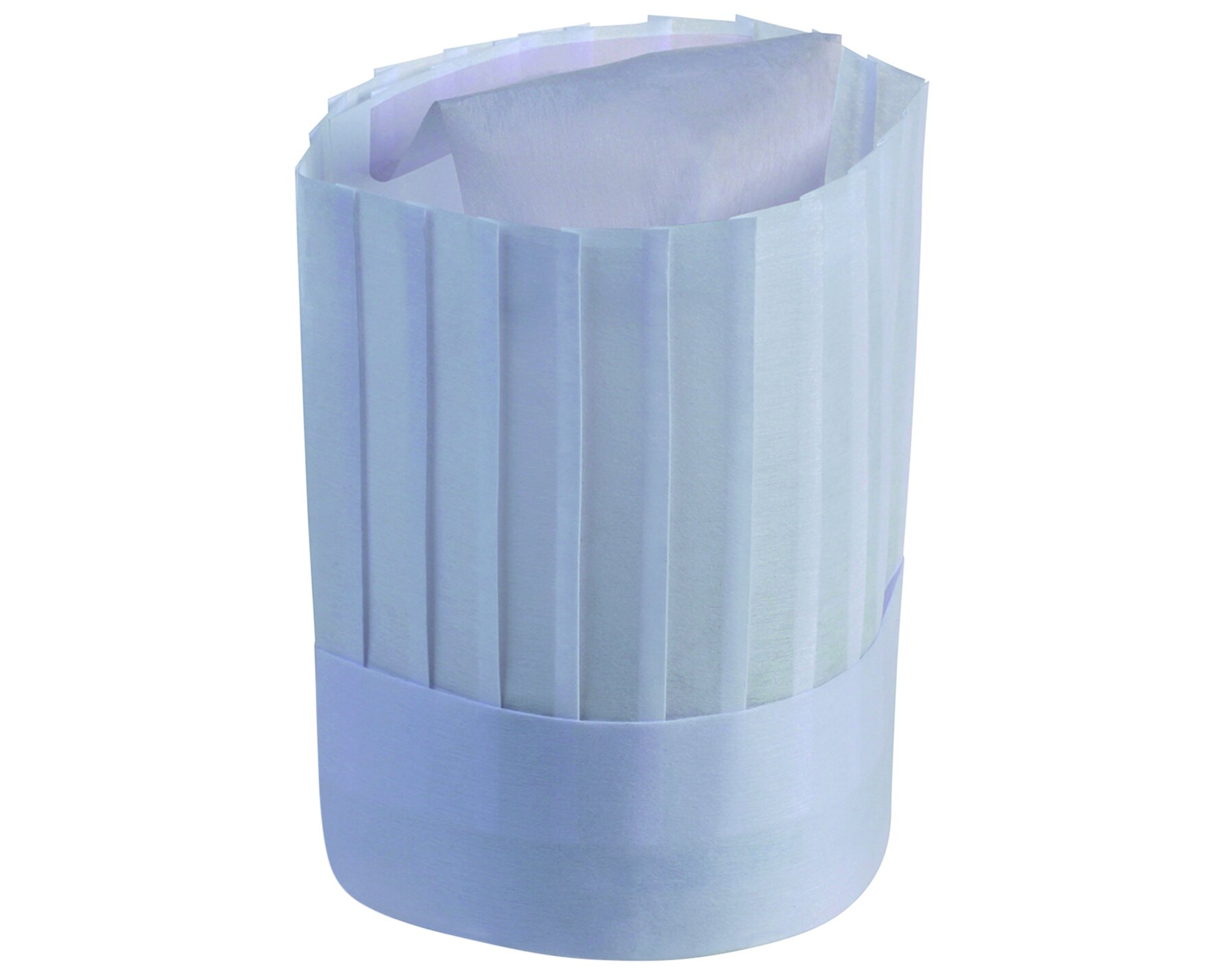 La toque Gourmet blanc hauteur 25cm, non tissé