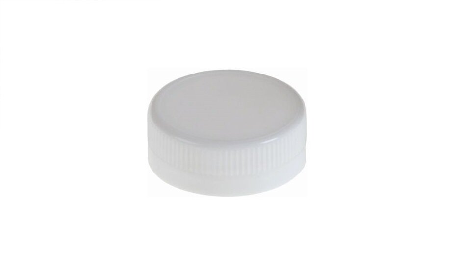 Bouchon bout. square/classic blanc, av. garantie 1re ouverture