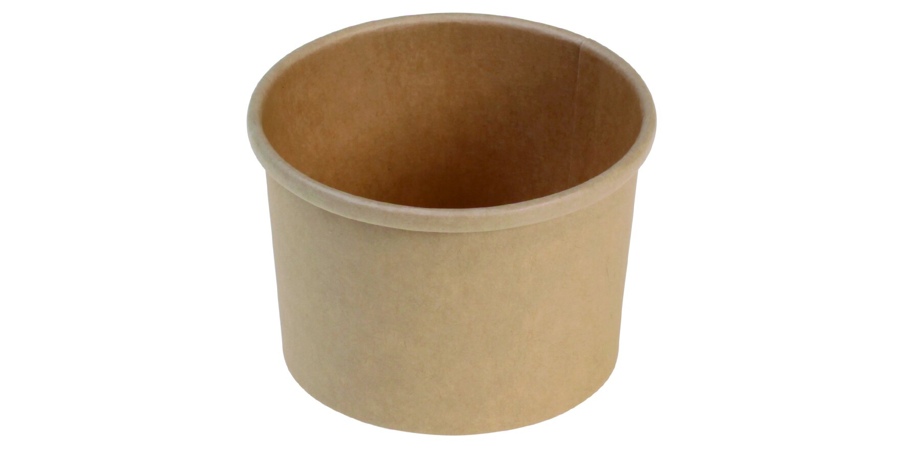 Gobelet à soupe Kraft/PP 230ml brun, Ø90x60mm