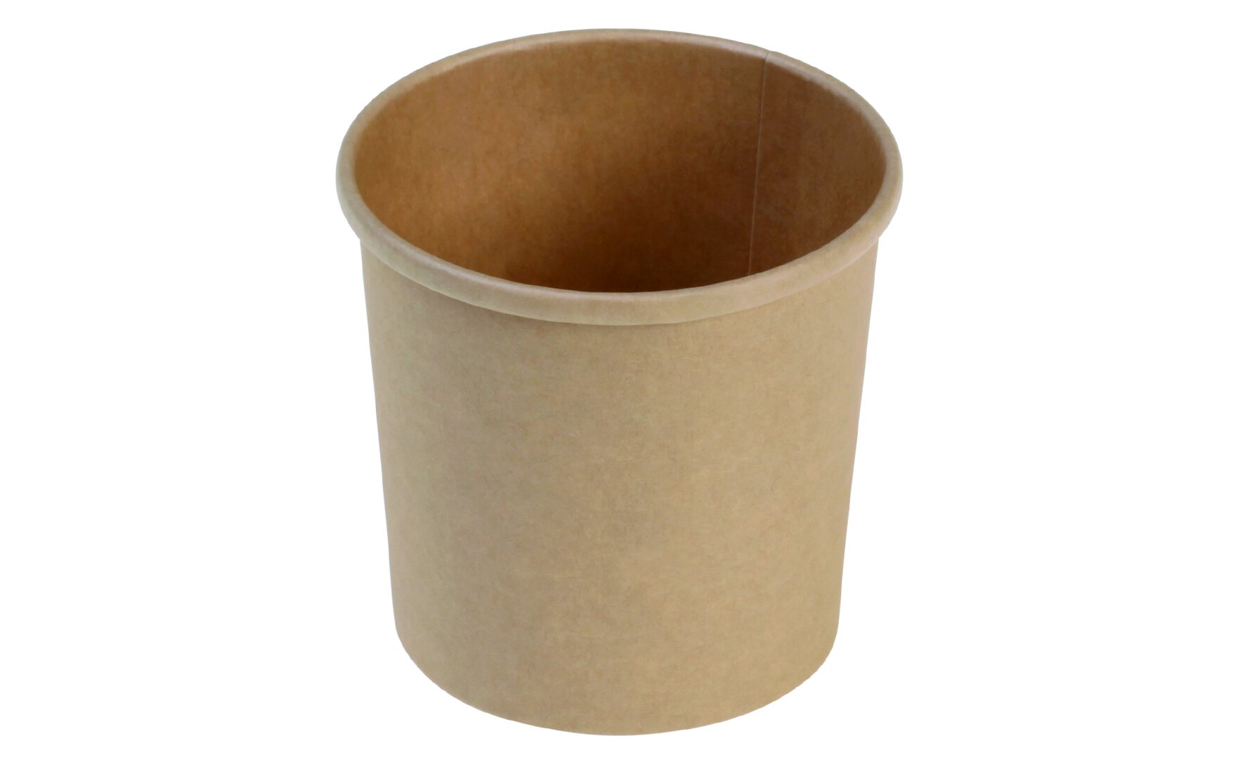 Gobelet à soupe Kraft/PP 345ml brun, Ø90x80mm