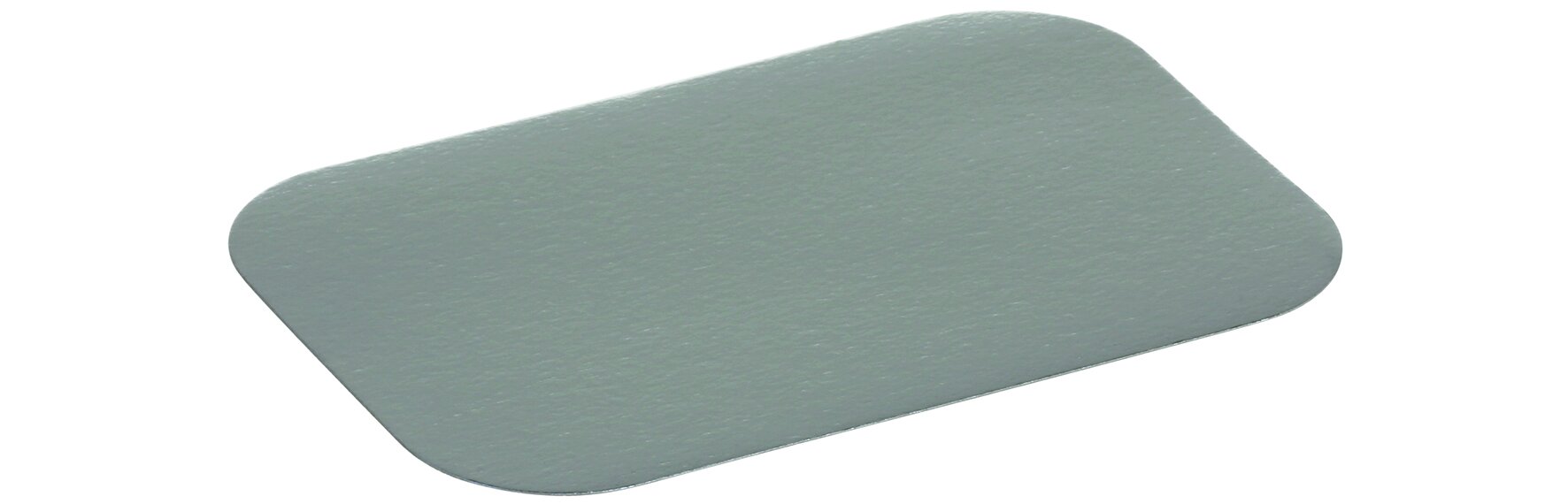 Couvercle alu PE carton 132x197mm