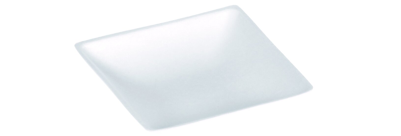 Assiette carrée mini pulpe de canne 65x65x12 mm