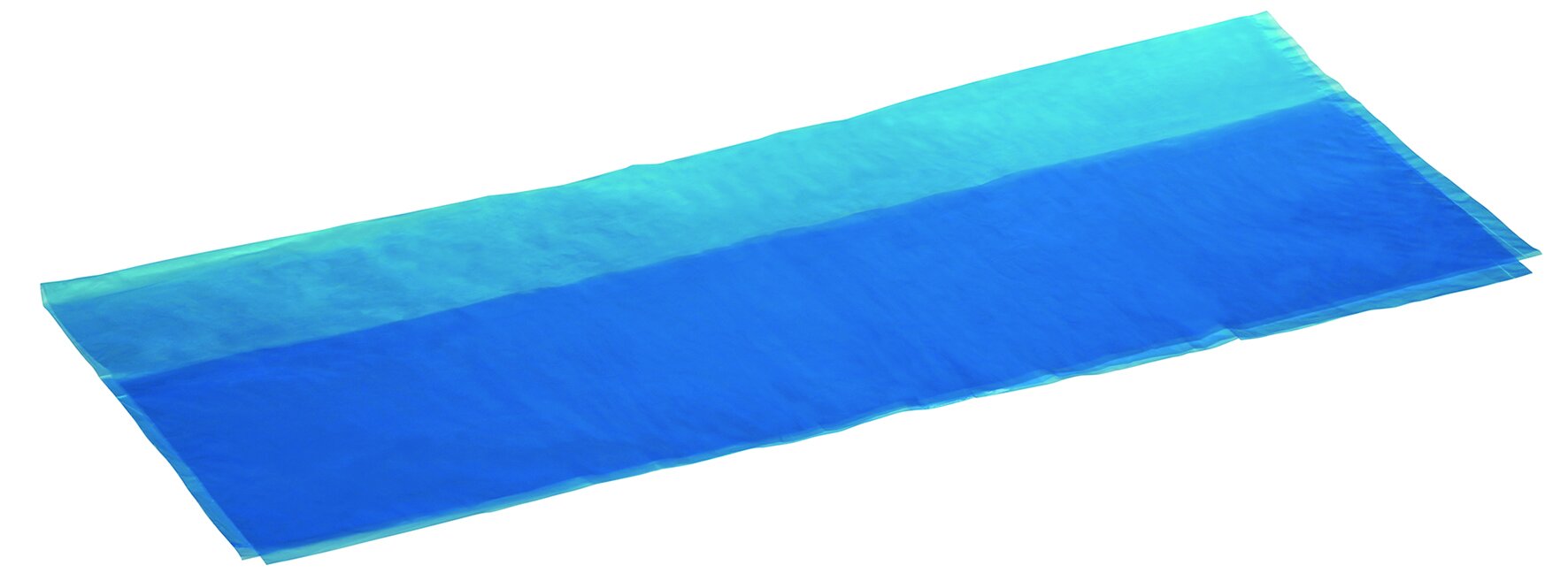 Feuille d.haras., soudé d.coin,bleu HDPE,15my, 60x40x70+3cm, en bloc