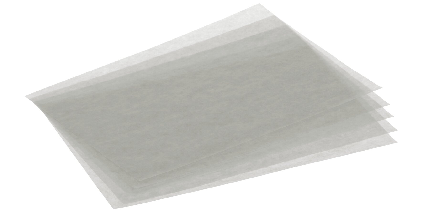 Papier/PE emballage blanc 35x25cm, carton de 2.5kg