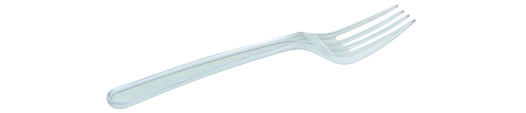 Fourchette PS transparent 129mm