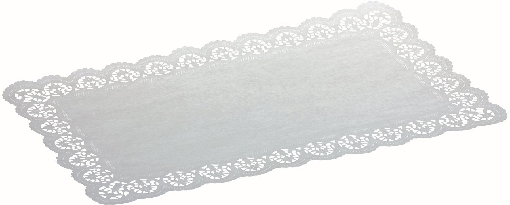 Feuilles décor regtanculaire blanc int. 8x17cm / ext. 15x24cm