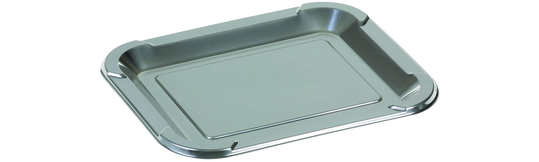 Plat à usage PET argent Gastronorm 1/2, 265x325mm