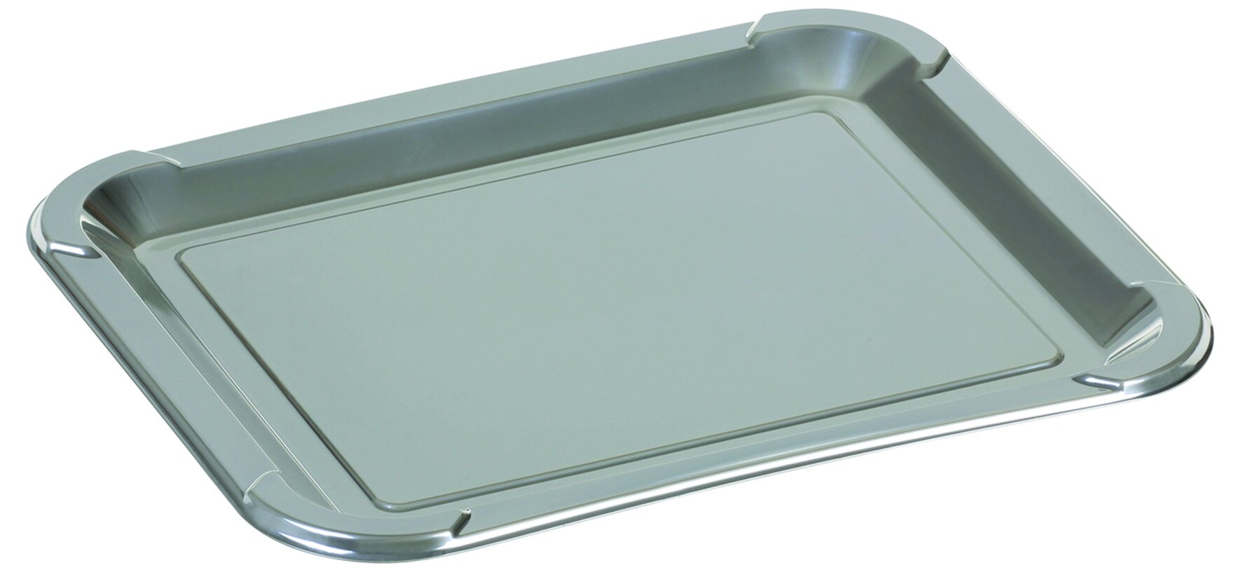 Plat à usage PET argent Gastronorm 3/4, 325x394mm