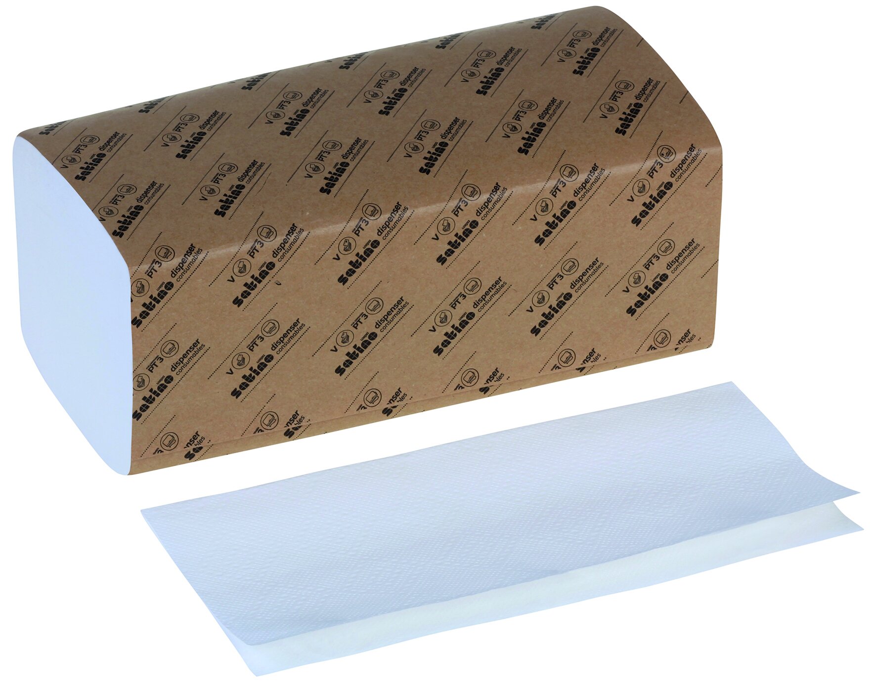 Essuie-mains en papier, pli V Tissue, 2 plis, 20x200 pieces