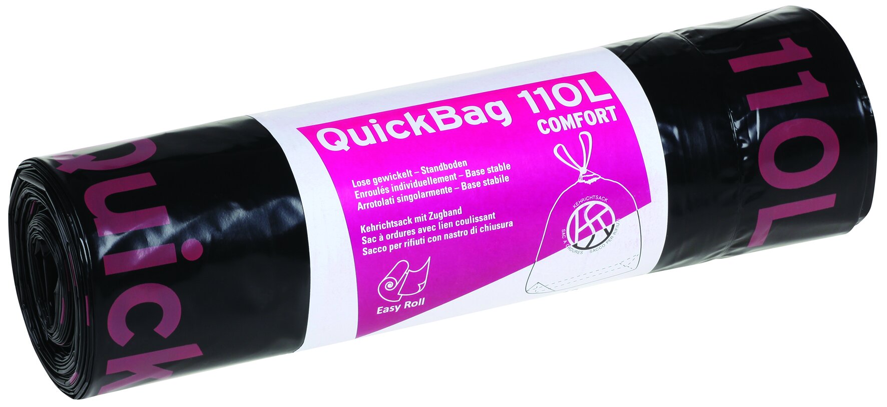 Sacs ordures en vrac 110l OKS 20 rouleaux de 10 sacs