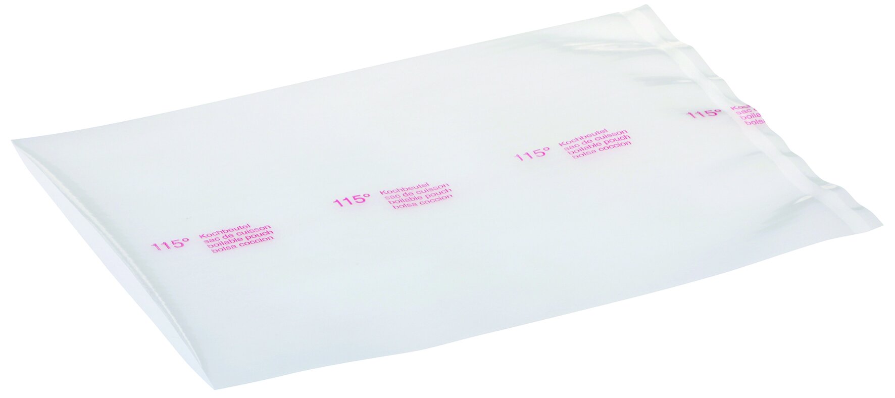 Sac sous vide cuisson PA/PE 90my, 150x200mm, max 115°C