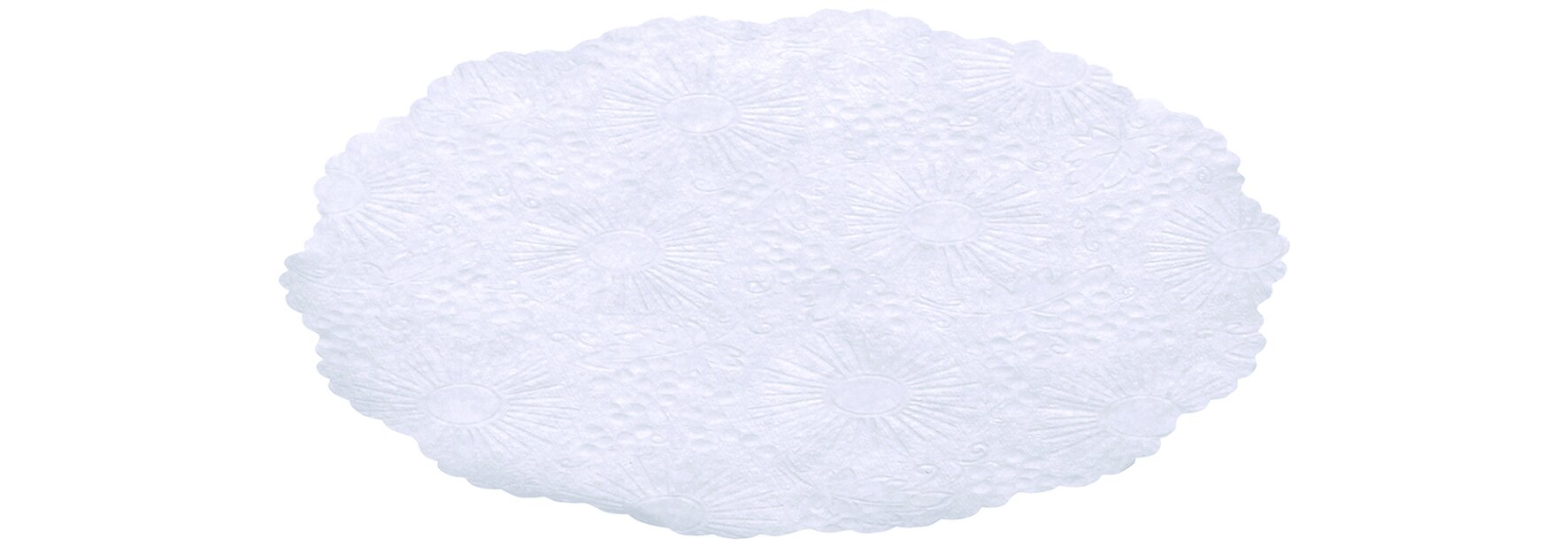 Papier pour plate Kroko blanc Ø19cm