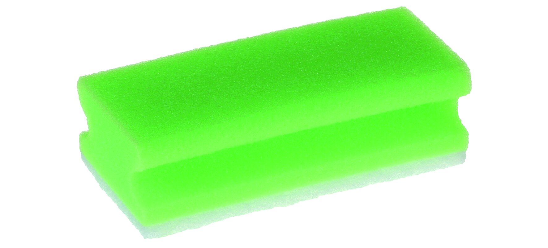 Éponge verte/blanche 150x70x45mm