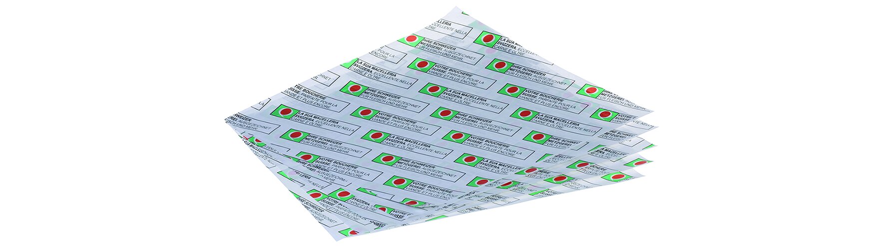 Freshpack imprimé Q 1/6 feuille 330x380mm 40g/m2+6my