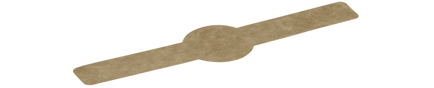 Étiquette collante "Kraft" brun 25/47 x 195mm, 500pièce/rouleau