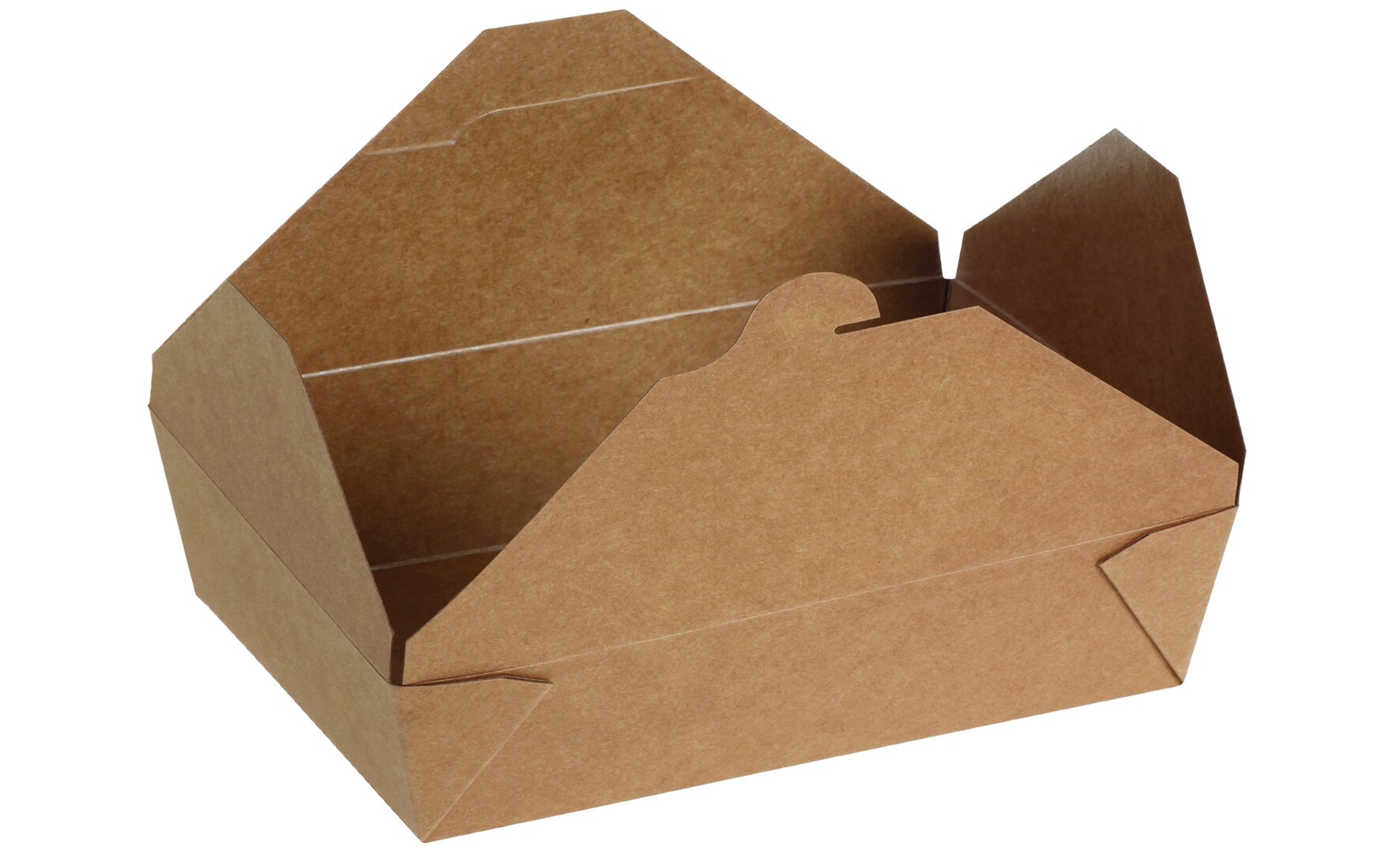 Take away box Kraft/PLA 1300ml 215/197x155/140x48mm